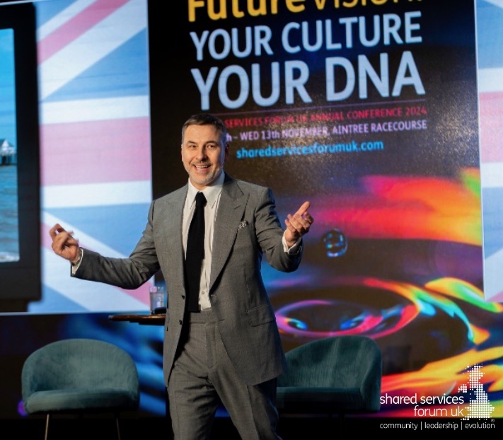 David Walliams keynote at Shared Services Forum Annual Conference 2024